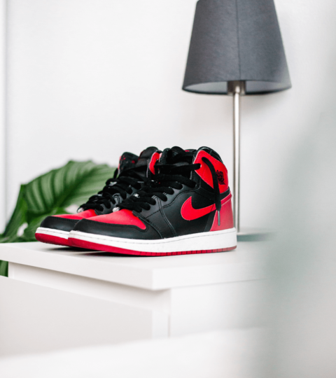 Red & Black Shoe